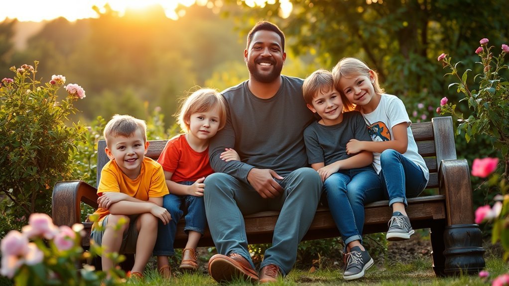 blended family with children
