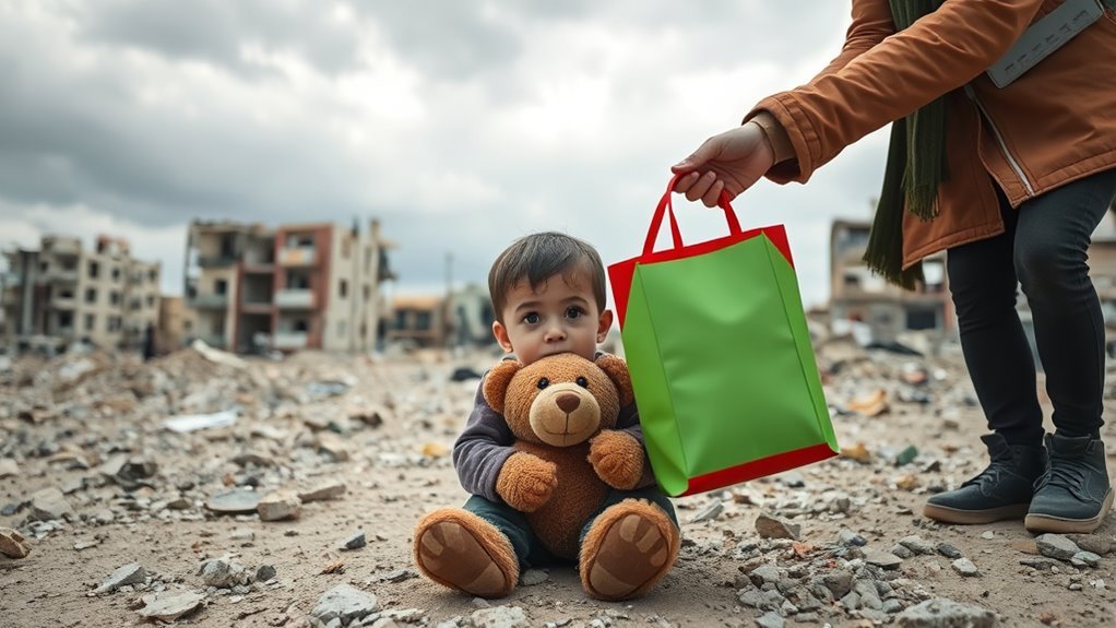 children s lives devastated and displaced