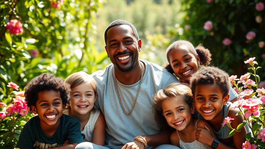 diverse multi generational family