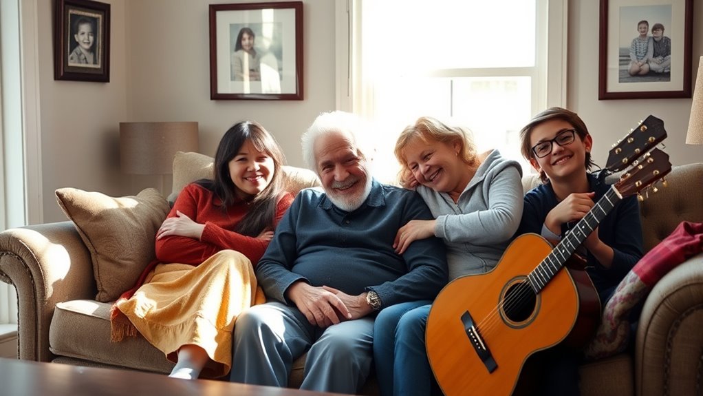 neil s loving family bonds