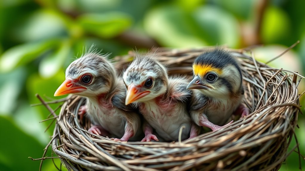 baby bird development stages