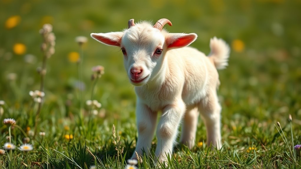 baby goat called kid