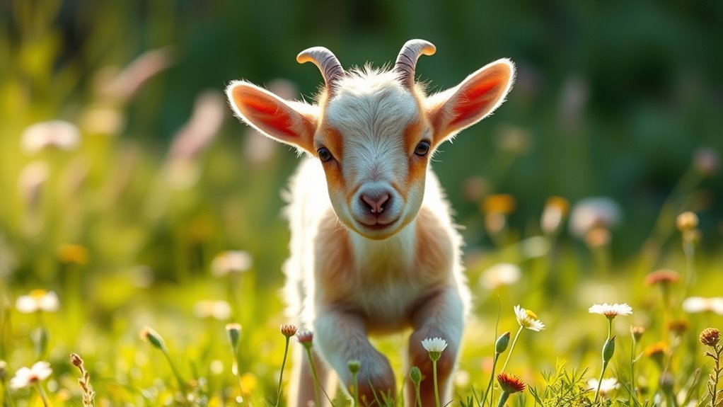 baby goat called kid
