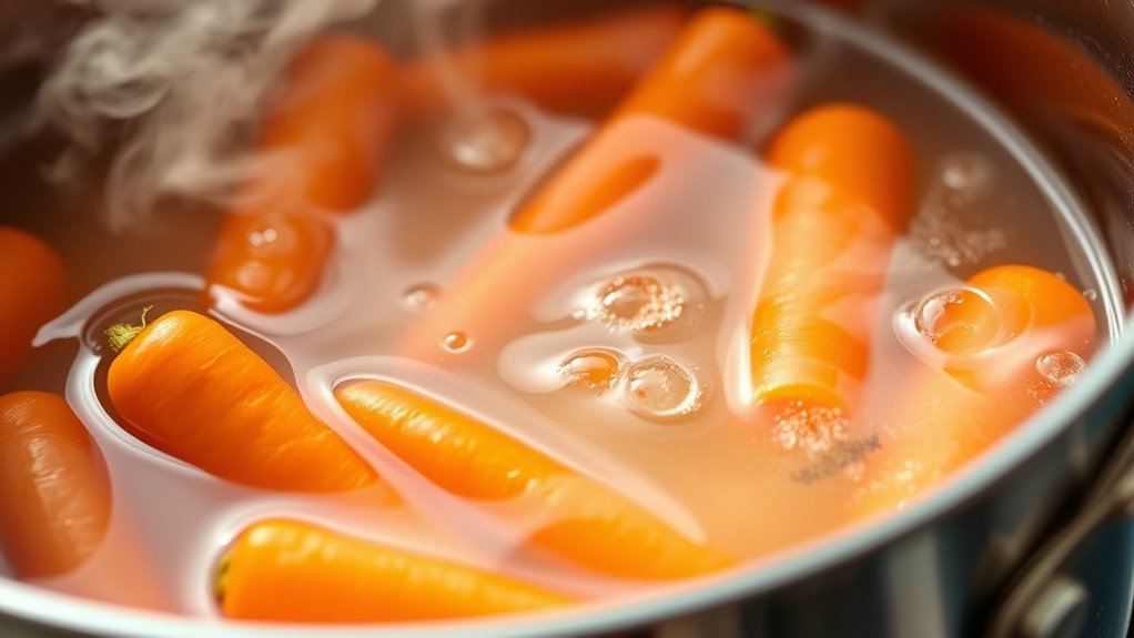 boil carrots until tender