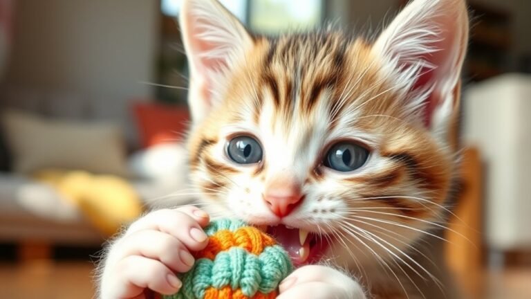 cats teething timeline