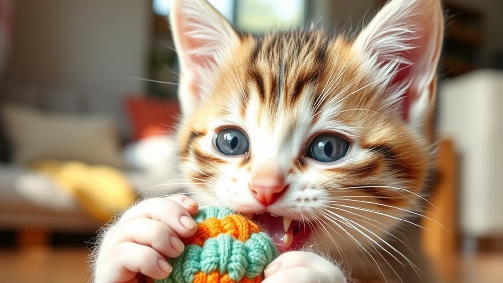 cats teething timeline