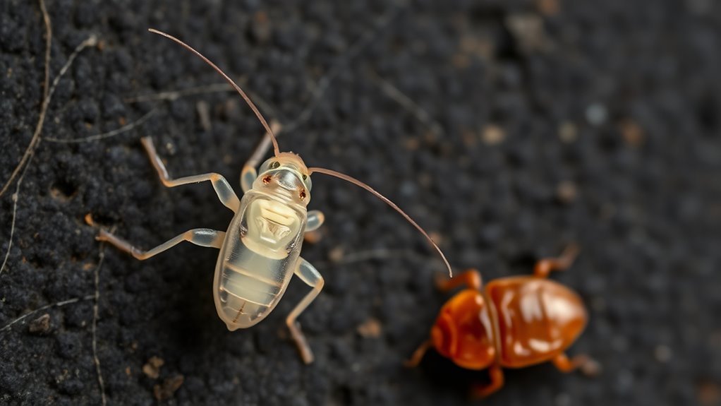 cockroach nymphs vs bed bugs