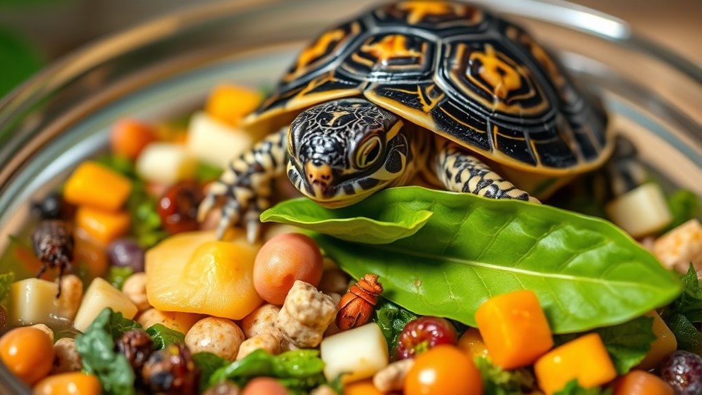 consistent balanced turtle diet