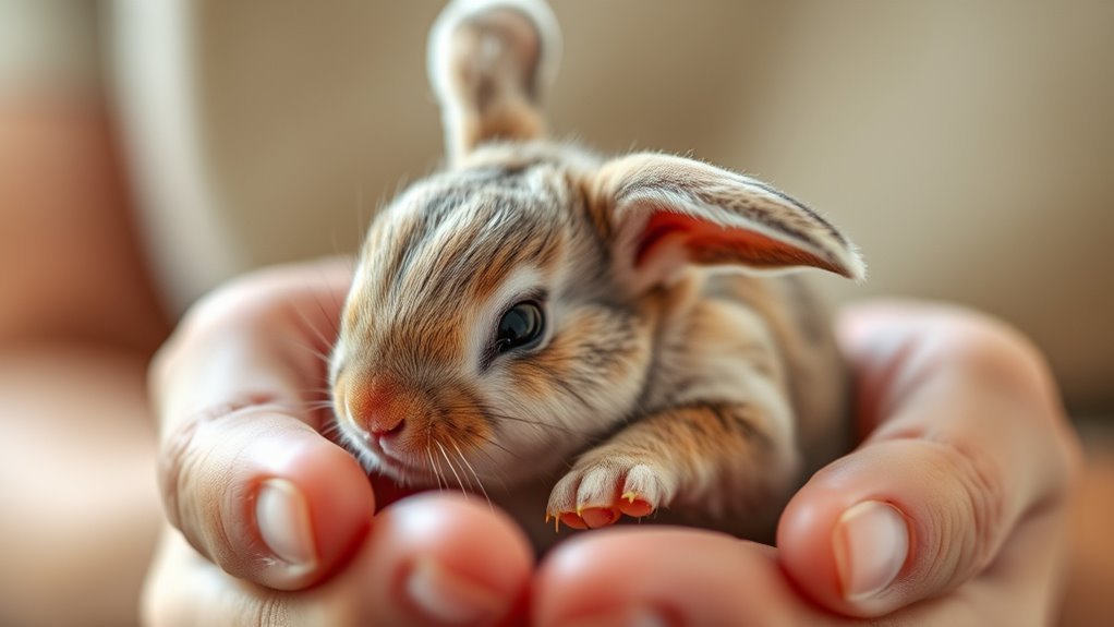 estimating baby rabbit age