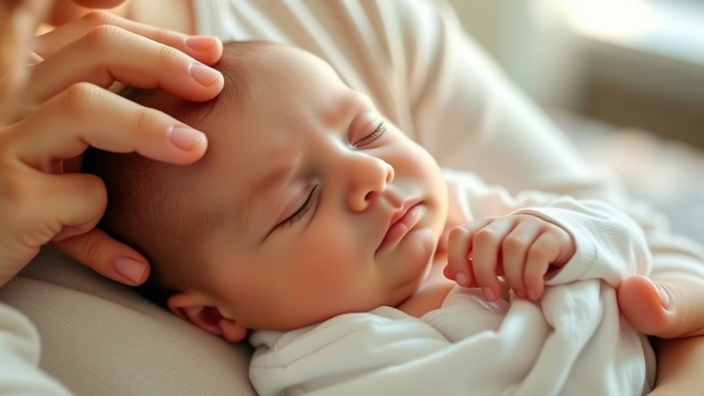 gentle burping promotes restful sleep