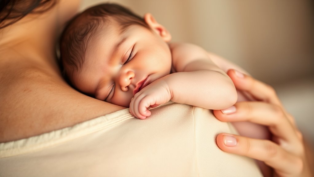 gentle supported sleeping burp