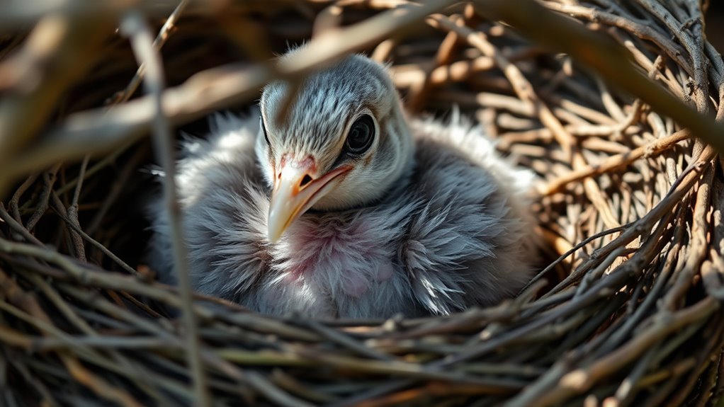 hidden nests keep squabs concealed