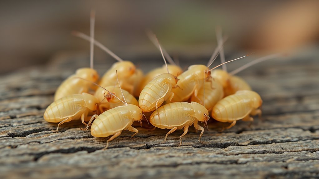 identifying pale wingless nymphs