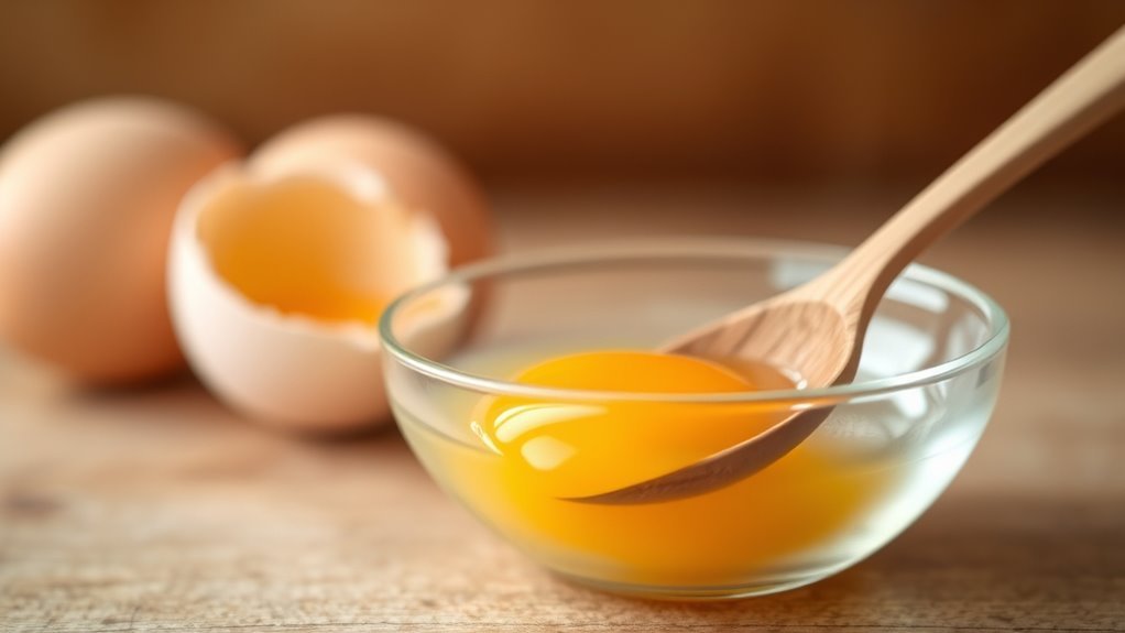 introduce whole cooked eggs