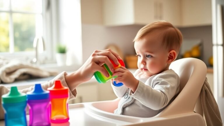 introducing baby sippy cups