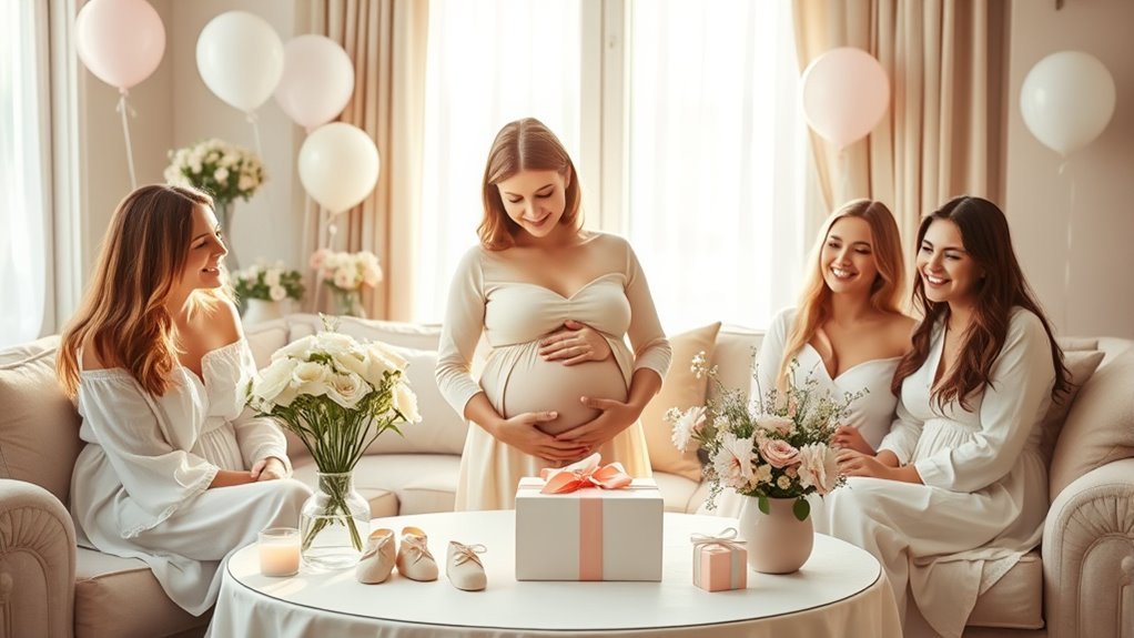 optimal baby shower timing
