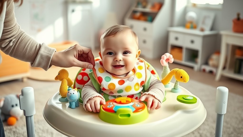 safe baby jumper practices