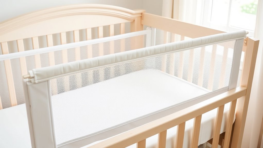 secure small open bed rails