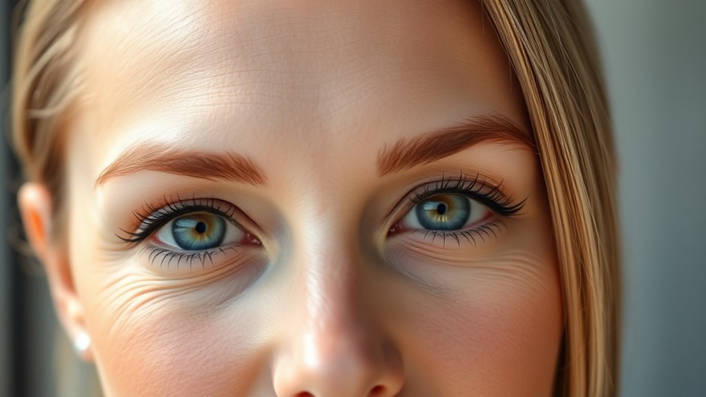 subtle facial muscle relaxation