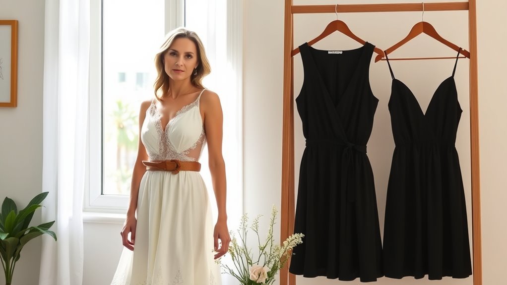 white and black acceptable choices