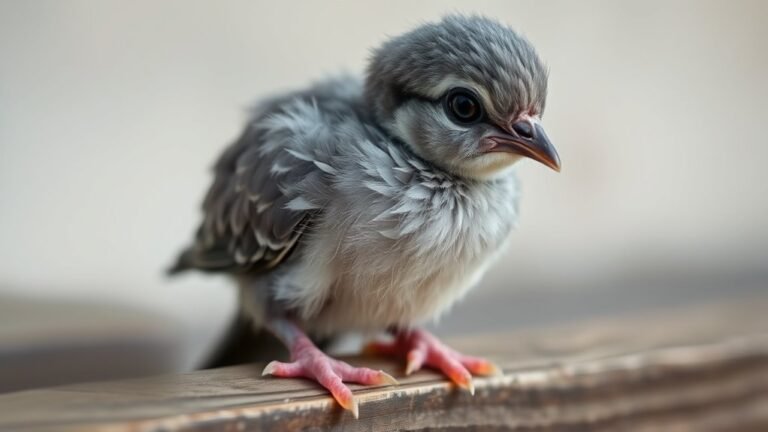 young featherless pink small